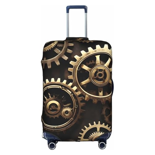 Housse protectrice pour valise blanche qui évite les salissures et les vols en soute XL