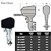 GaiRen Outboard Motor Cover Heavy Duty Waterproof Engine Cover Thick Polyester Fabric Black Up to 15HP