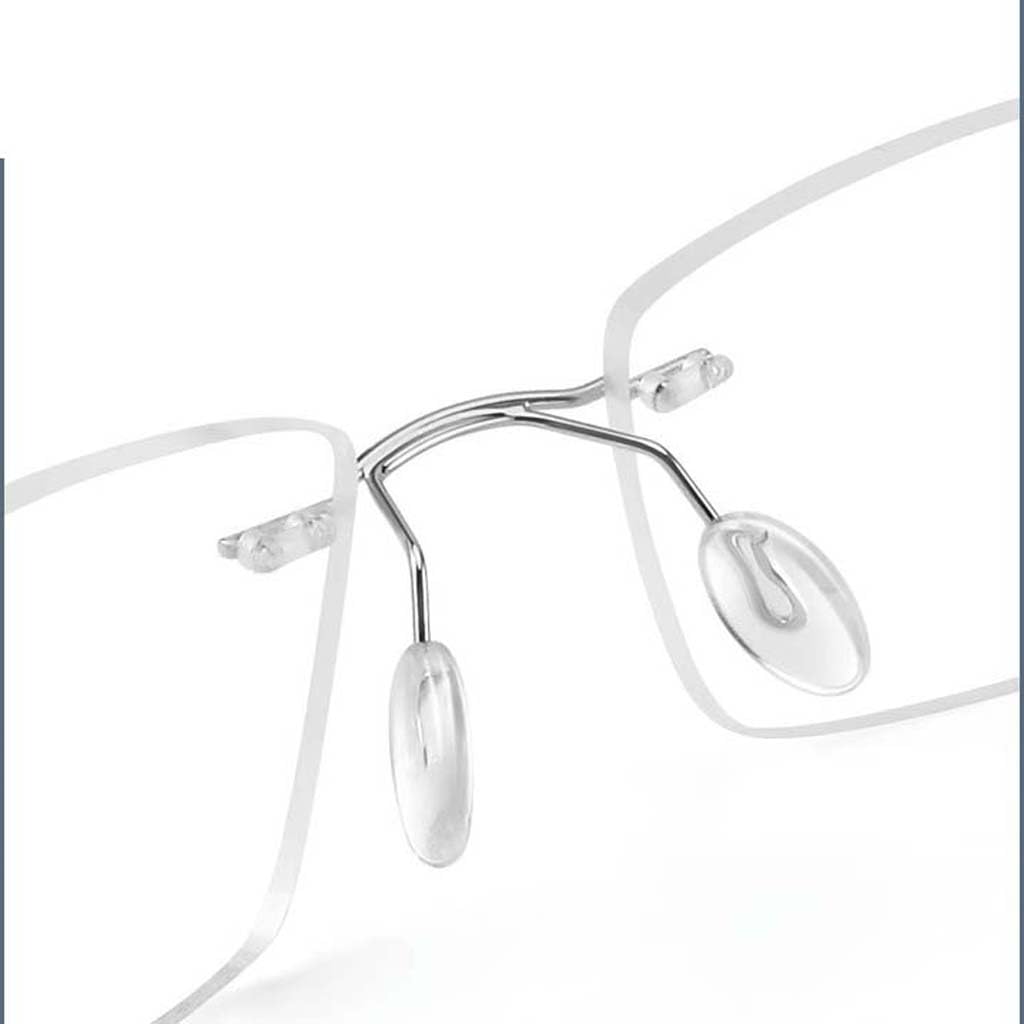 WZX Gafas de Lectura de vanguardia sin Marco Gafas de Lectura antifatiga ultraligeras Gafas de computadora Gafas de Lectura para Ancianos sin Marco para Hombre Luz Anti-Azul multifocal