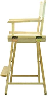 Casual Home 24" Director's Chair Natural Frame with Wheat Canvas, Counter Height