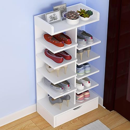 Étagère à chaussures d'entrée simple verticale de 127CM pour rangement dressing - 3