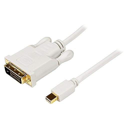 StarTech.com Mini DisplayPort - DVI 変換ケーブル 3m ホワイト Mini DP - DVI-D 1920 x 1200 MDP2DVIMM10W
