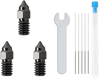 for creality for Ender 3 V3 SE Hardened Steel Nozzles,High-Speed Printing and High Flow Extruder Nozzles forEnder 5 S1/Ender7 3D Printer(0.8MM 3PCS)