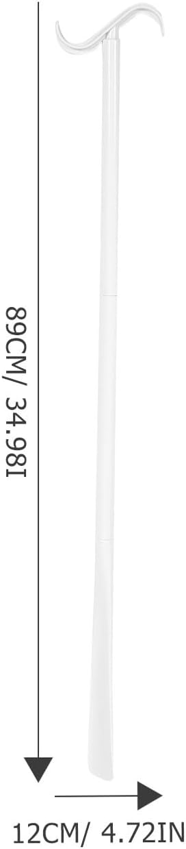 TEHAUX Multi-use Detachable Handled Shoehorn and Dressing Stick for Elderly Disabled Pregnant Women Lightweight Portable Shoe Lifter with Ergonomic Long Handle Convenient Independence Aid