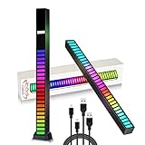 YUZGCZ RGB Rechargeable Sound Control Light,Voice-Activated Pickup Music Rhythm Lights,Creative Colo