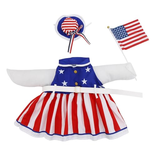 Drapeau américain robe étoilée déco jardin et terrasse