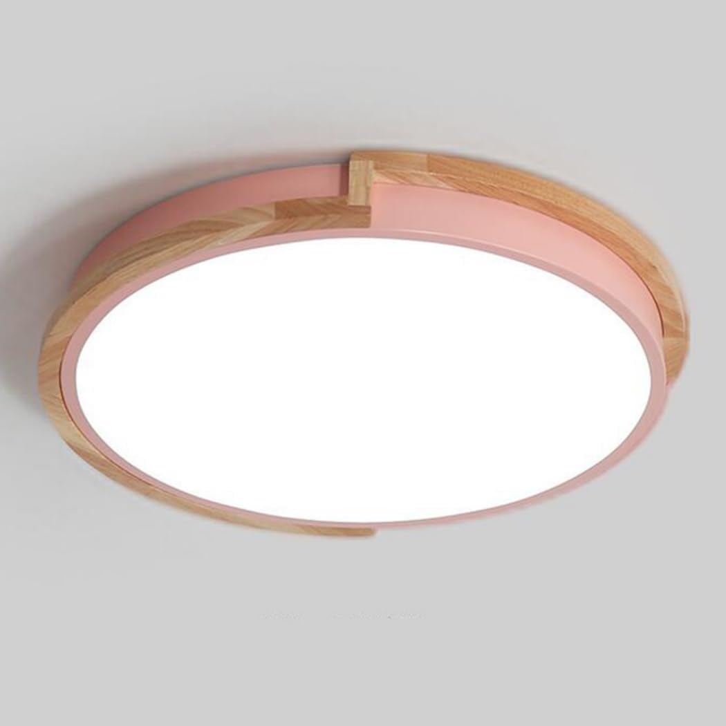 Warm Romantic Close to Ceiling Lamp Dimmable Macaron LED Ceiling Lights Creative Home Bright Panel Lamps Thin Flat Modern Flush Mount Lighting Fixture for Living Room Kitchen Office Hallway