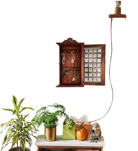 Amazon.com: Vintage Wooden Key Holder Solid Wood Best Key Box