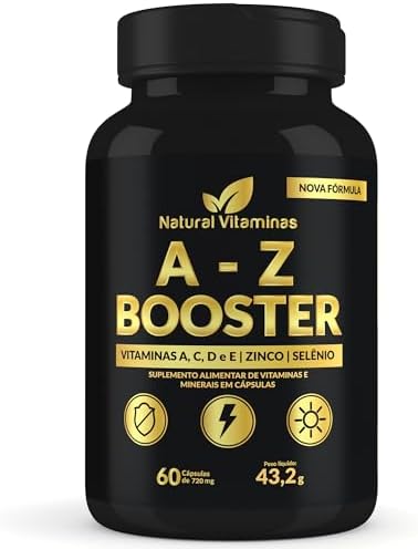 A-Z Multivitamínico Booster com Ferro, Vitaminas B, C, A Magnesio...