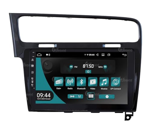Autoradio für Für Volkswagen Golf 7 Android GPS Bluetooth WiFi USB DAB+ Touchscreen 10" 8core Carplay AndroidAuto