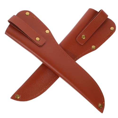 CONGARTENO Funda De Cuero Para Cortador De Cocina, Vaina Protectora Práctica, Diseño Compacto, Color Aleatorio, Para Uso Doméstico Aire Libre, Pack De 2 Unidades
