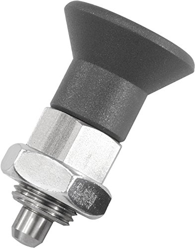 Kipp pernos de bloqueo Talla 3M16x 1,5, forma: B termopl�stico, modelo corto, productos: acero inoxidable, D = 8, 1pieza, k0631.16308