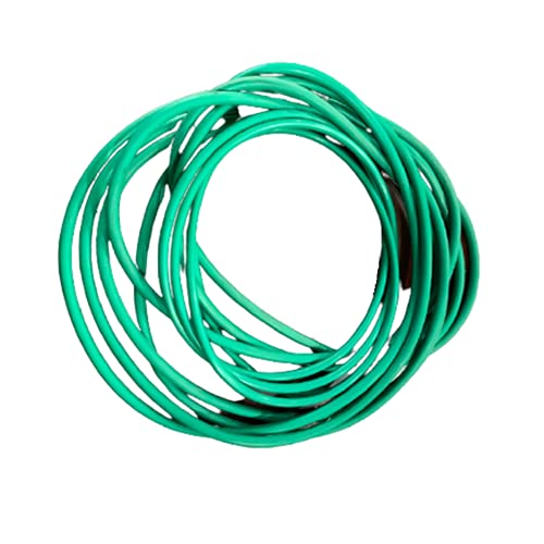 Boxonly 50 PCS O-Rings Fluorine Rubber Washer Round Sealing O Ring 57mm OD 52mm ID 2.5mm Width FKM O Rings Seal Grommets Gasket Green