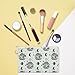 Fashion Small Coin Purse Portable Canvas Coin Bags Travel Change Organizer Pouch Goth Gothic Moon Mushroom Zipper Cosmetic Pouch