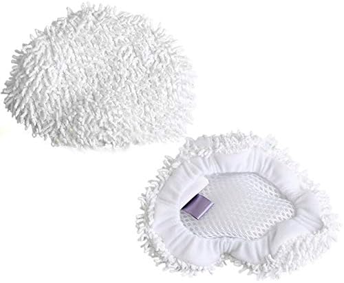 HUAYUWA 2Pcs Steam Mop Replacement Head Pad Fits for Shark S3901 Series Microfiber Steam Mop Cloth Washable Wipes