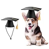 YATAOME Dog Pet Graduation Caps Holiday Costume Accessory Party Outfits Hats for Cute Small Dogs...