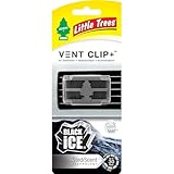Little Trees CTK-52431-24 4 Pack Vent Clip Black Ice (1-Pack), 4 Pack