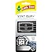 Little Trees CTK-52431-24 4 Pack Vent Clip Black Ice (1-Pack), 4 Pack
