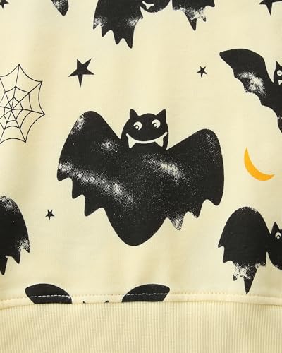Image of AIWUHE Toddler Cotton Sweatshirt Boys Girls Pullover Long Sleeve Tops 2-6Y