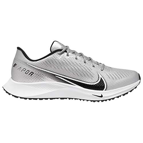 Nike Vapor Edge Turf Men's Football Shoe Mens Cd0086-008 Size 9 Metallic Silver/Black