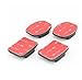 JMT 2pcs Flat + 2pcs Curved Adhesive Sticky Mount for Gopro Hd Hero2 Hero3 Camera Sport Dv