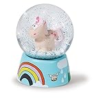 schneekugeln reparieren designed in germany NICI 40123.0-Schüttelkugel Einhorn Theodor, Plüsch, 6.5 cm