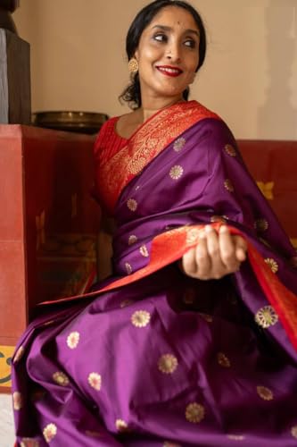 Veglari kanjivaram silk saree in soft silk – image 4