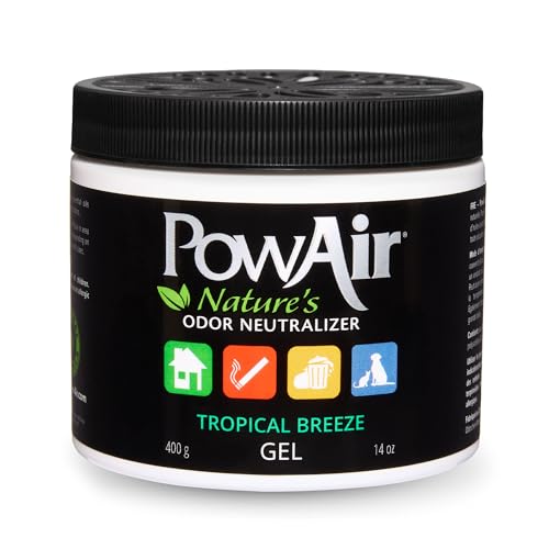 PowAir All-Natural Odor Neutralizer Gel (Tropical Breeze)