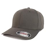 Armycrew Flexfit XL-4XL Oversize Curved Bill Structured Stretch Fit Baseball Cap - Charcoal - 3XL/4XL
