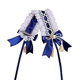 Gothic Lolita Headdress Maid Cosplay Lace Hair Clip Star Headband Accessories