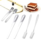 Set di 6 cucchiaini in acciaio inox di alta qualità, 6 cucchiai in acciaio inox 304 di alta qualità, antiruggine, robusti per un uso a lungo termine. Compatto ed elegante, ideale per caffè, tè o dessert.