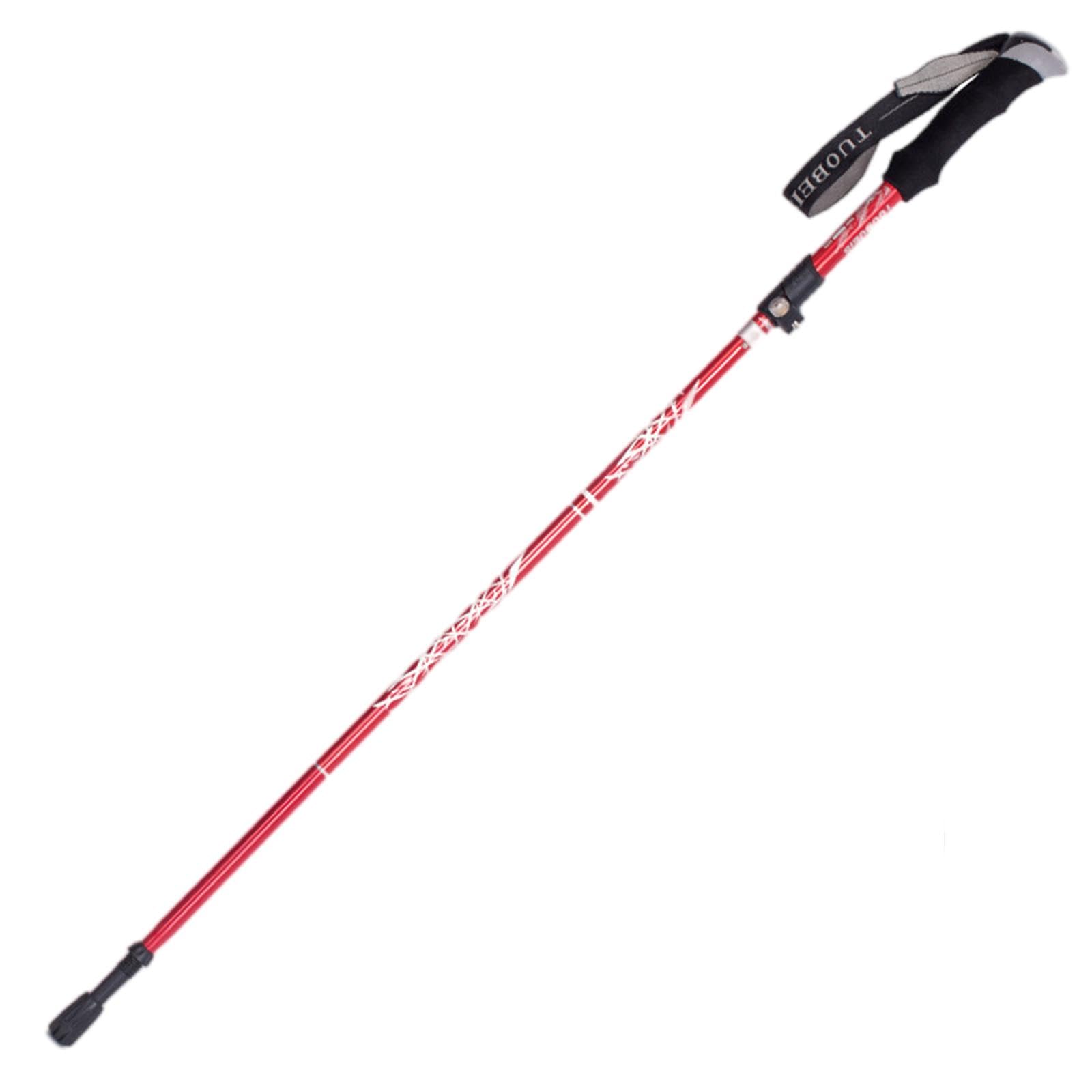 Enakshi® Trekking Poles Quick Adjust Flip-Lock Foldable Walking Sticks for Walking Short Red|Sporting Goods | Outdoor Sports | Camping & Hiking | Hiking Gear | Walking & Trekking Sticks-image-45