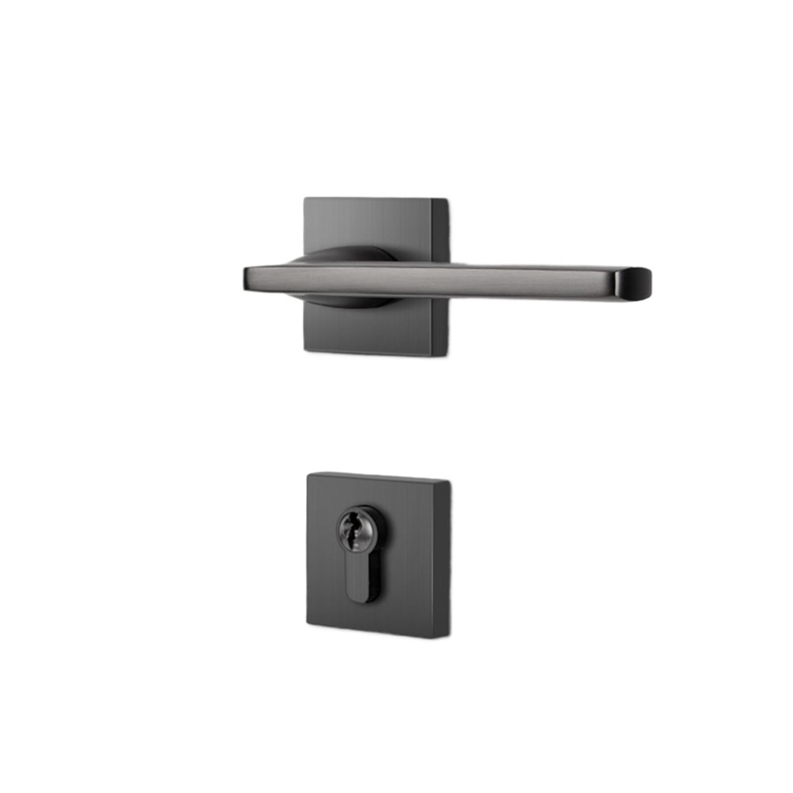 Poignée de porte en bois domestique couleur gris Galaxy Ash