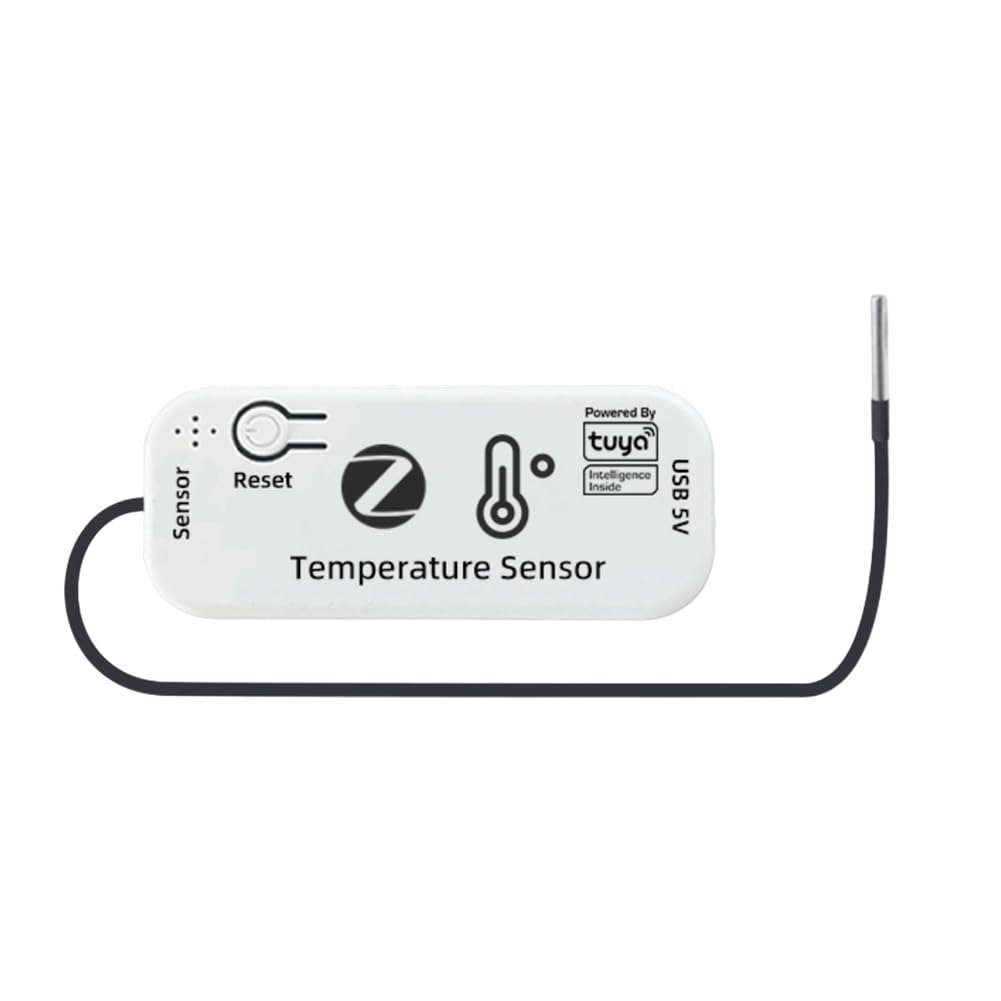 Littimoon TUYA Zigbee Temperature Sensor APP Remote Monitor Tuya Waterproof Temperature Sensor Smart Home