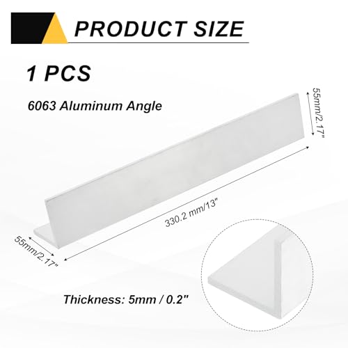 Angle en aluminium 6063 T5 pour réparer meuble instable et support cassé
