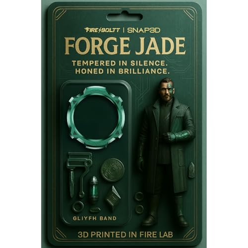 Image of Fire-Boltt Phoenix Pro SNAP3D Case - Set Your Style Free | 11 Colors, Textured Finishes & Premium Snap-On Fit | Customize Your Phoenix Pro Smartwatch (Oxide Green)