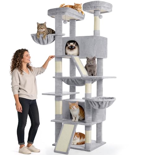 Árbol para gatos multi-nivel de 82 pulgadas ABCPET miniatura 4