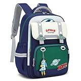 FACILE À NETTOYER - Fabriqué à partir de tissu Oxford 600D avec une doublure en polyester de qualité supérieure, ce cartable garçon est résistant à l'abrasion, aux plis et à la décoloration. Sa surface hydrofuge résiste efficacement aux éclaboussures accidentelles, offrant une protection durable pour le contenu