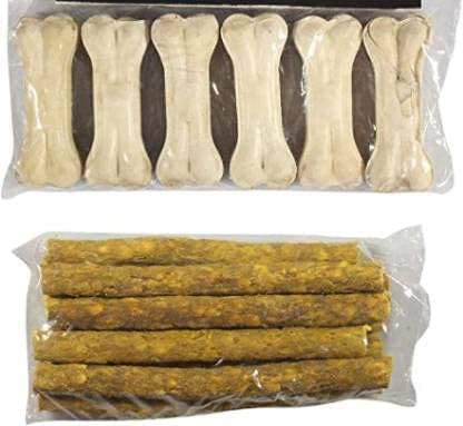 Kapoor Enterprise Dog Food Dry Dog Bone Food 3 inch Bone 6 pc + 500 Gram Chicken chew stiks (B09ZHYKFBS) Amazon Price History, Amazon Price Tracker