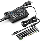 KFD Universal 24V Power Supply Adapter 5.5X2.1mm Multi Plug 6.5x4.4mm/5.5x3.0mm/5.5x2.5mm/4.8x1.7mm/4.0x1.7mm/3.5x1.35mm for 3D Printer Scanner LED Strip Router Monitor Cricut Maker 3 Silhouette Cameo