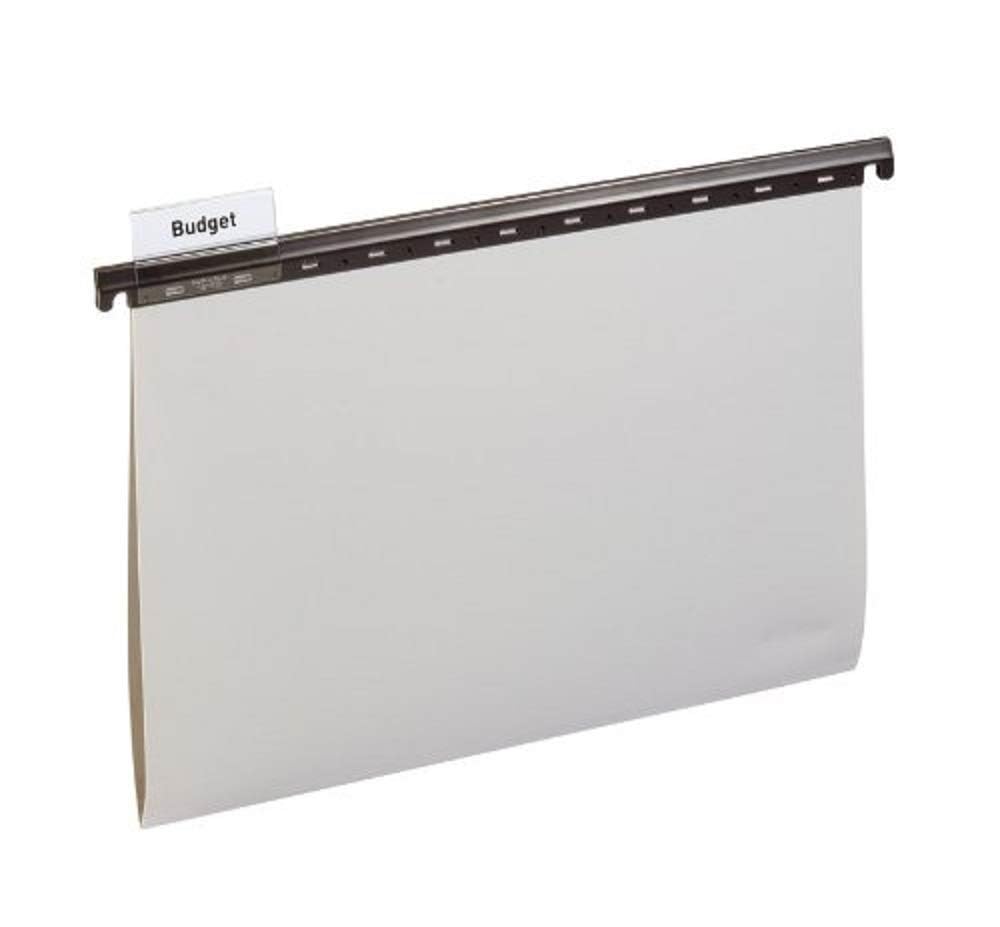 Durable 256310 Hanging Files for Documents Without Hole Punches Pack of 25 Grey
