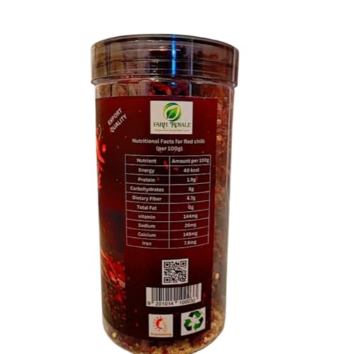 Farm Royale Mathania Stemless Red Chilli (Lal Mirch) Whole-200gm||100% Pure and Natural||Shudh||Handpicked Material||Export quality - Image 4