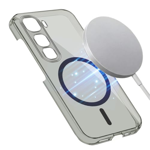 Image of Jkobi Lifetime Anti-Yellow MagSafe Compatible Clear Back Cover Case for Vivo Y400 Pro (Sleek Hard Crystal | Shockproof and Camera Protection)