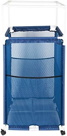 OCEANPAX Blue Pool Storage Bin, Pool Organizer Pool Storage Containers Basketball Volleyball Storage Beach Toy Storage Mesh Storage Bins for Kids Holiday Maker and Beach Party.