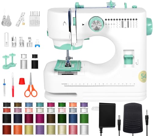 Sewing Machine for Beginners(Premium Edition), Twin Needle, Reverse...