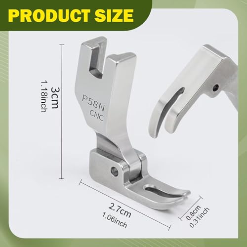 Pie Prensatelas P58N de Acero para Máquina de Coser miniatura 4