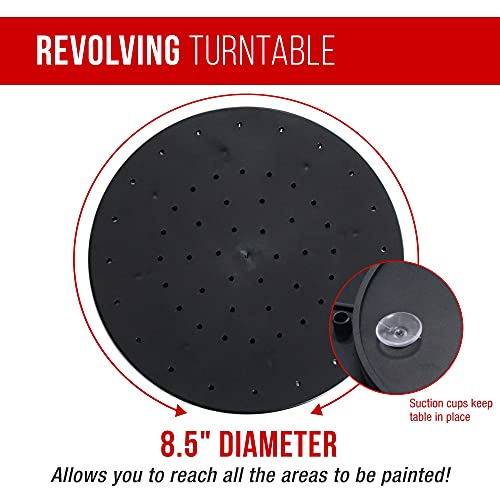 Master Airbrush Portable Hobby Airbrush Paint Spray Booth Kit with L.E