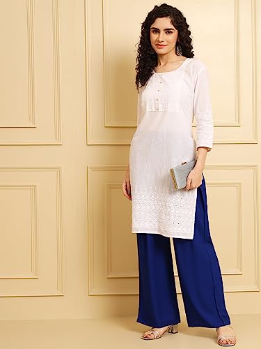 Image of Soft Colors Women Regular Fit Pocket Palazzo