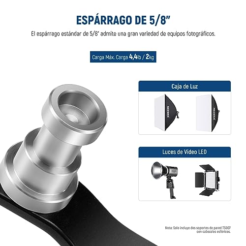 La mejor comparación de Soporte luz pared - los más vendidos. 6 Imagen adicional