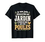 Design drôle et ultra ciblé pour passionné de jardinage, propriétaire de poules et amateur de vie simple au grand air. Parfait pour celles et ceux qui aiment le potager, la terre et leurs poules avant tout.